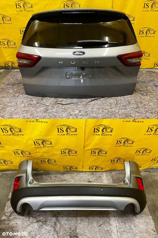 KOMPLET KLAPA BAGAŻNIKA ZDERZAK TYŁ KAMERA FORD KUGA MK3 LIFT SOLAR SILVER - 1
