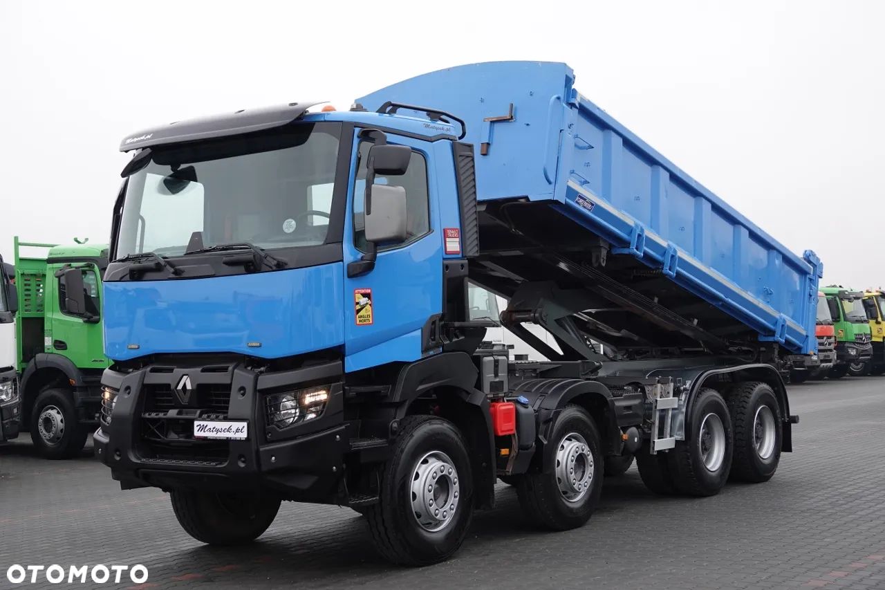 Renault K 460 / 8x4 / WYWROTKA / HYDROBURTA / BORDMATIC / EURO 6 - 1