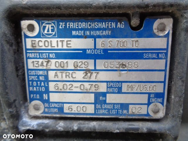DAF LF 45 EURO 6 2016R SKRZYNIA BIEGÓW 6S700TD - 4