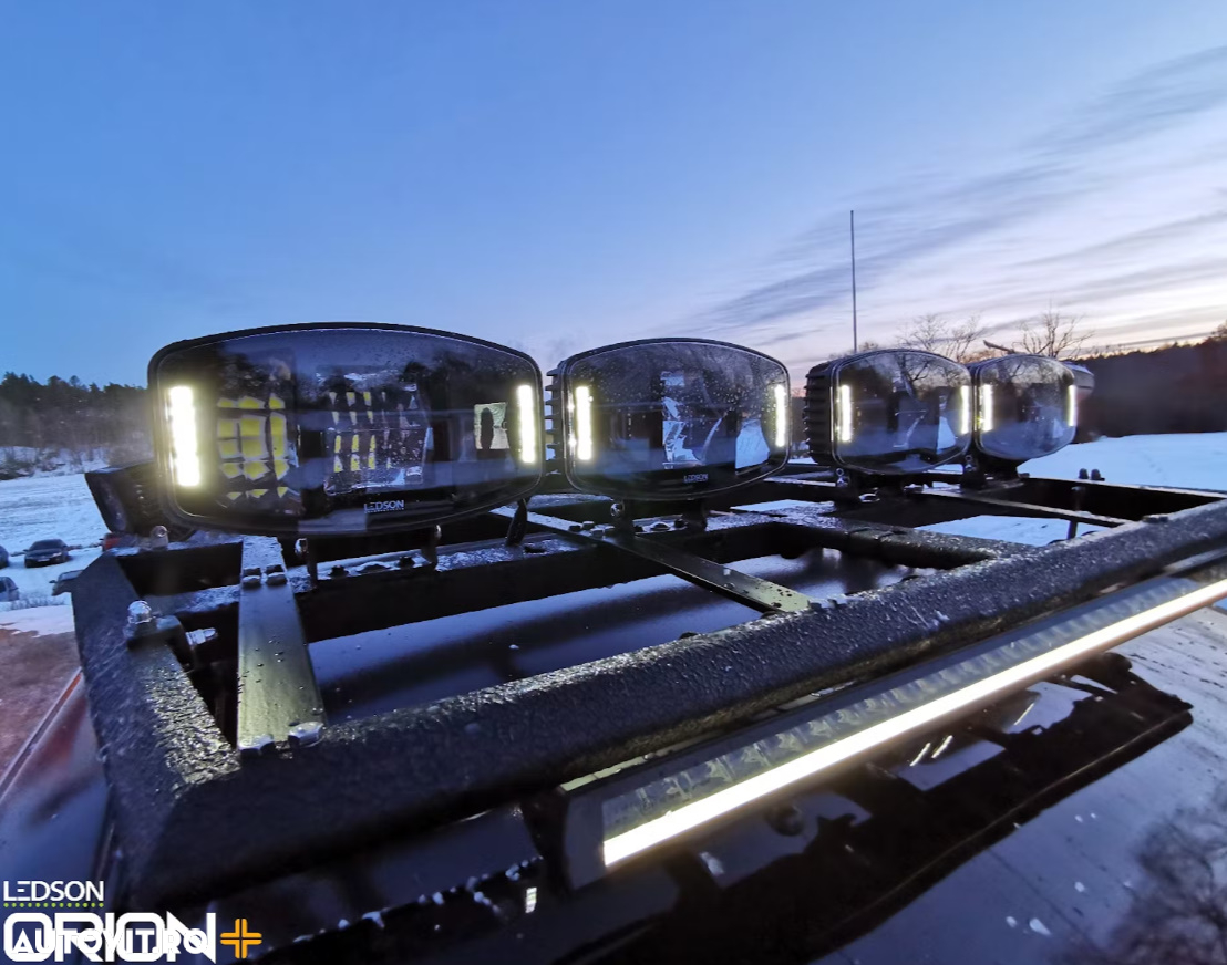 Proiector suplimentar Orion 10+ black, Ledson, LED, 100W, pozitie alb galbena/portocalie - 10