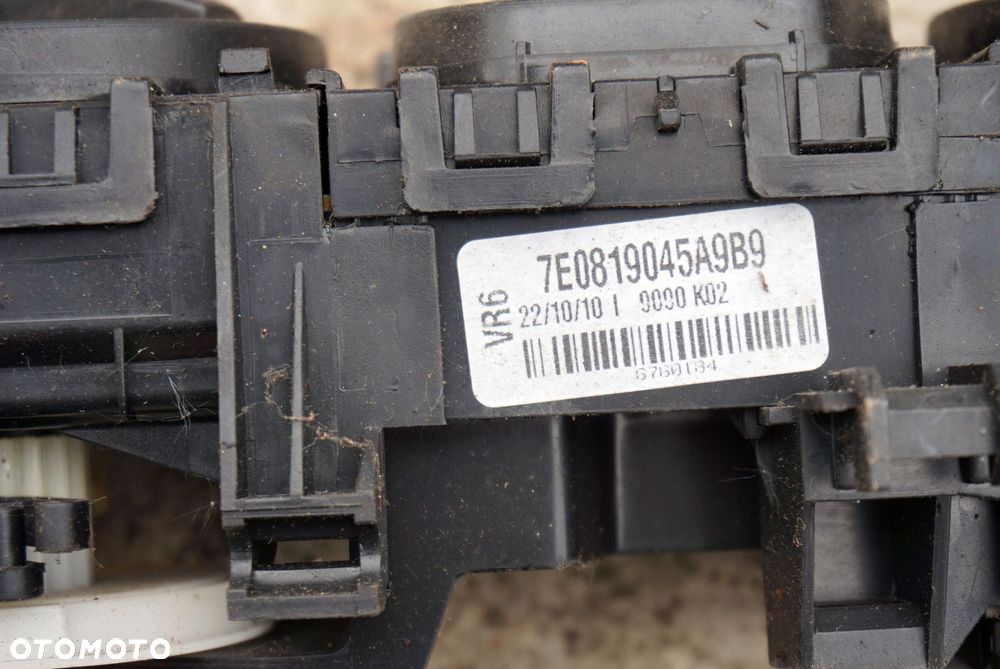 PANEL KLIMATYZACJI NAWIEWU TRANSPORTER V T5 7E0819045A VOLKSWAGEN 2003-2009 - 3