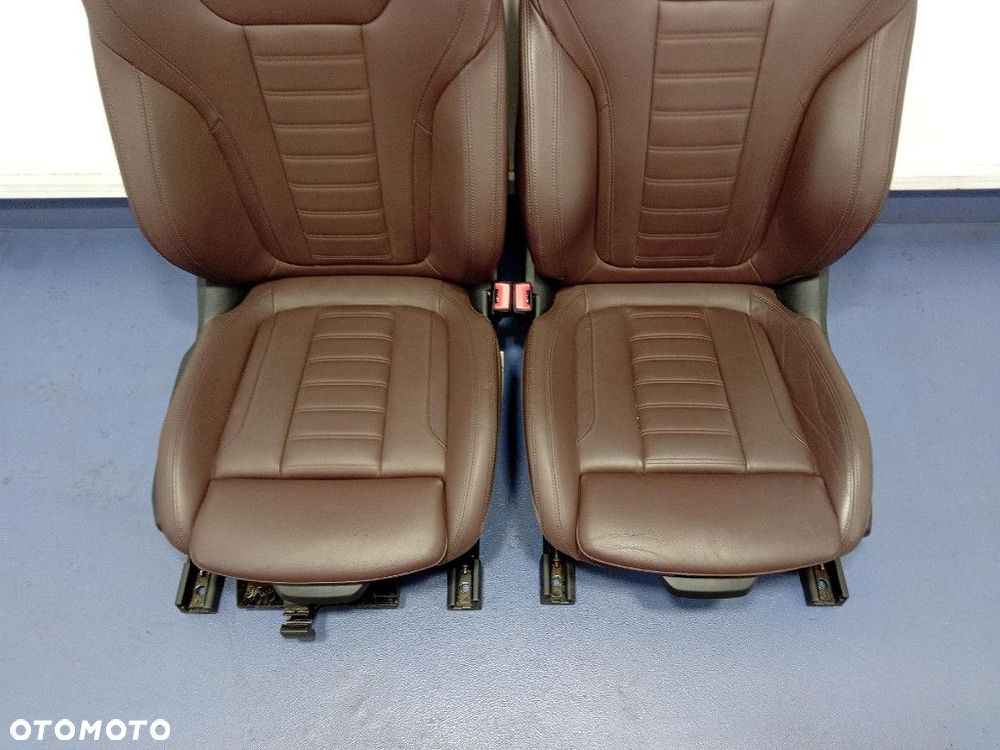 BMW IX3 G08 G01 FOTELE KANAPA BOCZKI KOMPLET VERNASCA MOKKA MAMU - 5