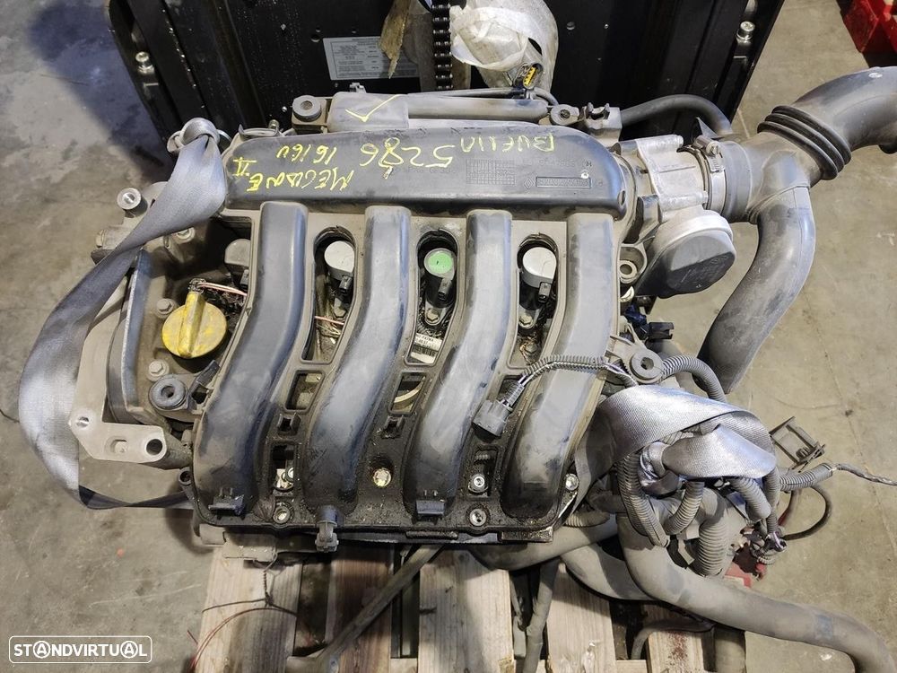 MOTOR COMPLETO RENAULT MEGANE II 2004 -K4M T7 - 8