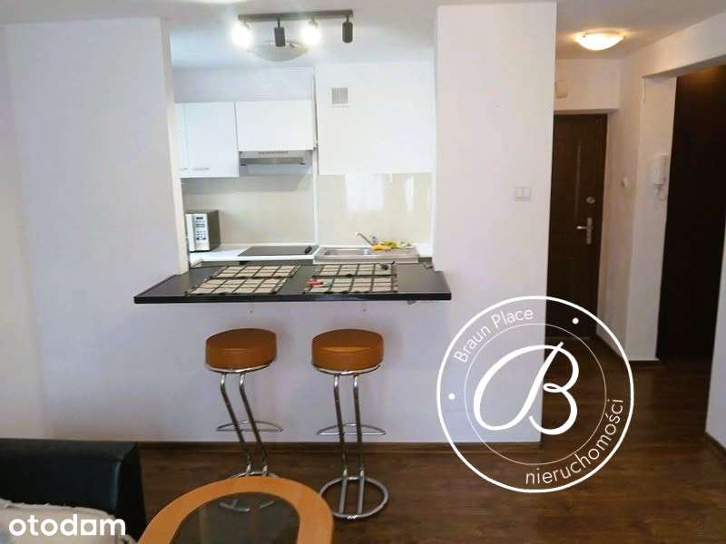 Śródmieście, ul. Sienna,Dwa Pokoje, 40 m²,Widna Kuchnia,Balkon