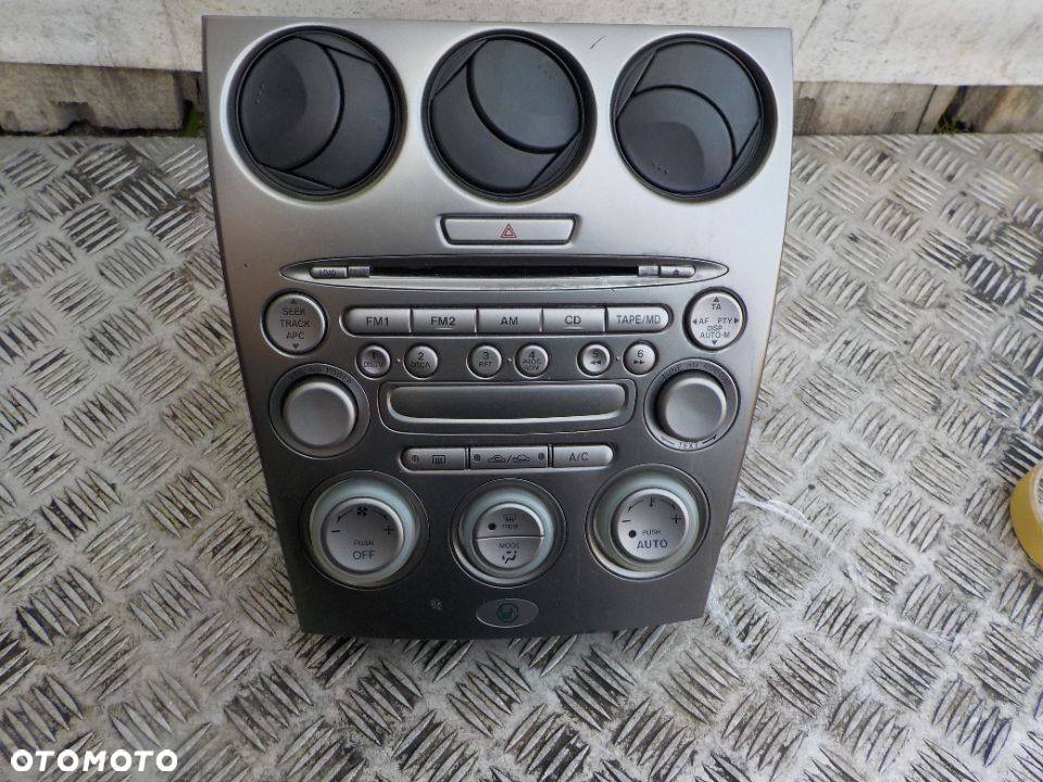 RADIO cd oryginal mazda 6 VI gg panel klimatyzacji nawiewow komplet - 2