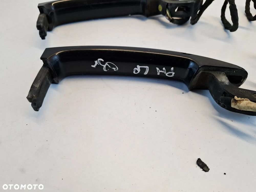 Klamka Zewnętrzna Drzwi z Przyciskiem Kessy VW Phaeton 3D0 3D4 Czarne Czarny - 6