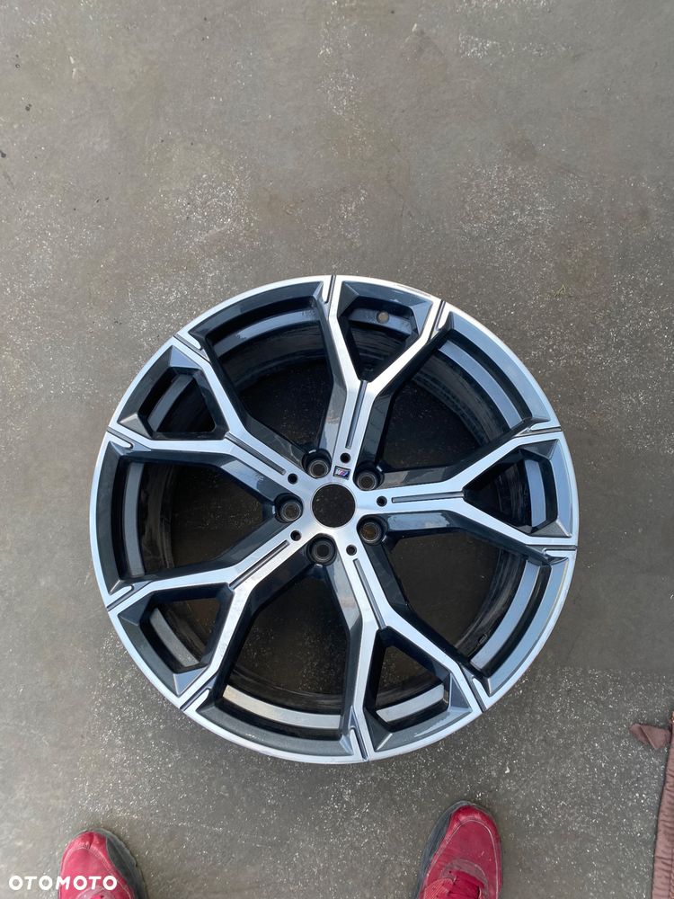 BMW X5 G05 X6 G06 X7 G07 M pakiet M-pakiet ORYGINALNA ! felga aluminiowa tylna 21 cali 21” 10.5x21 ET43 5x112 10.5 10 1/2 Jx21 ET 43 8071999  032610 - 7