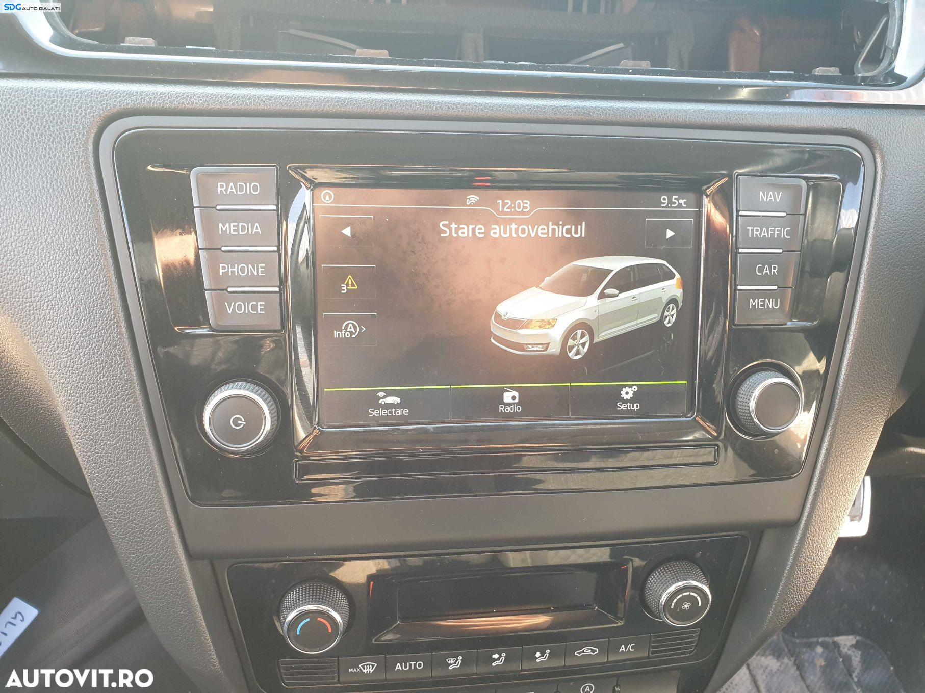 Navigatie Radio Multimedia Skoda Rapid 2012 - 2017 [K4388] - 2