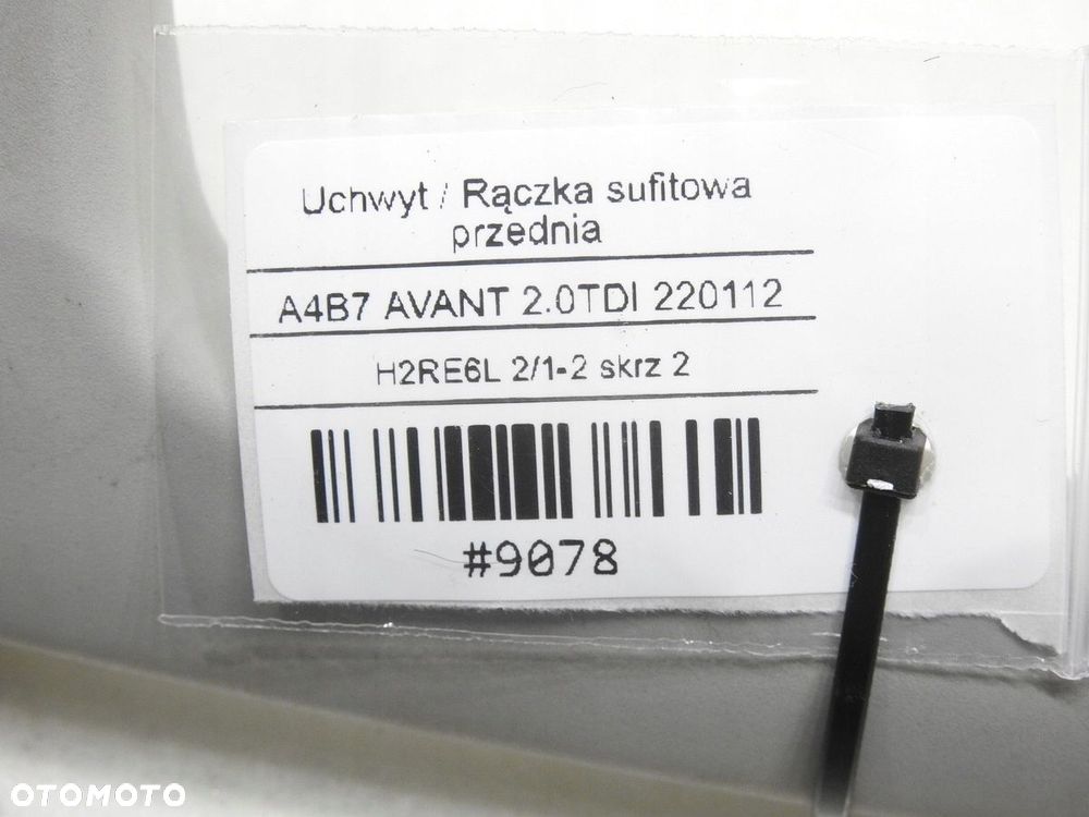 RĄCZKA UCHWYT PODSUFITKI PRZÓD AUDI A4 B7 - 10