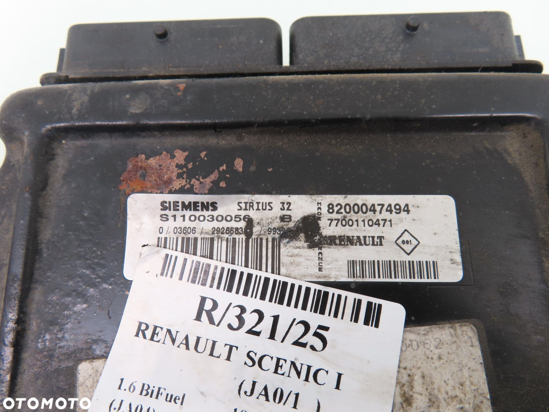 STEROWNIK RENAULT SCENIC I FL 1.6 S110030056B 8200047494 - 4