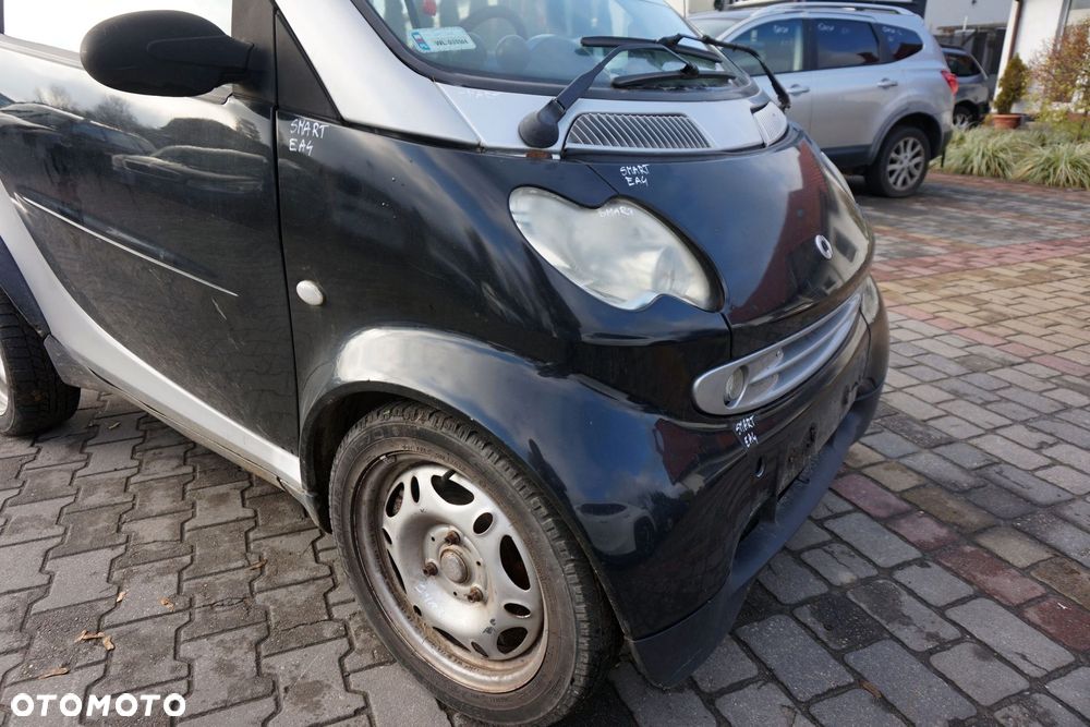 MASKA ZDERZAK BŁOTNIKI LAMPY FORTWO I LIFT 450 EA4  SMART 2003-2007 CZARNY PRZÓD KOMPLETNY - 4