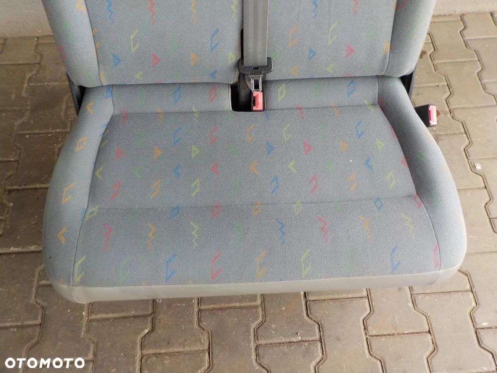 VW T5 T6 FOTEL PODWÓJNY PASAŻERA PRZÓD DWÓJKA INKA - 3