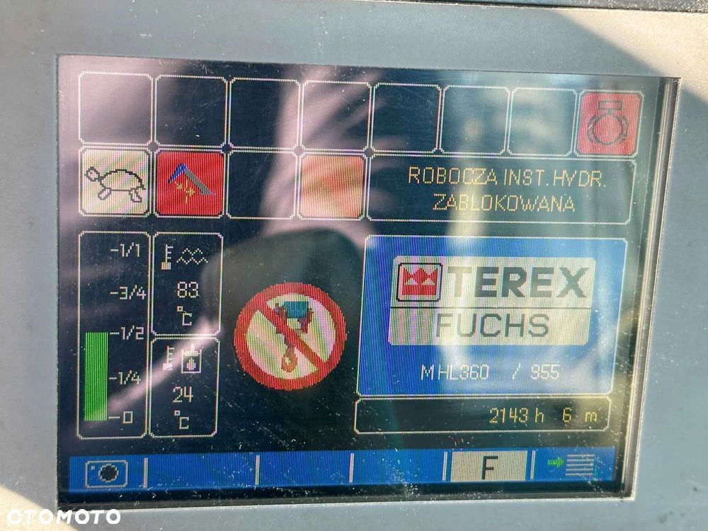 Terex FUCHS MHL 360 * KOPARKA PRZEŁADUNKOWA * STAN BDB ! - 11
