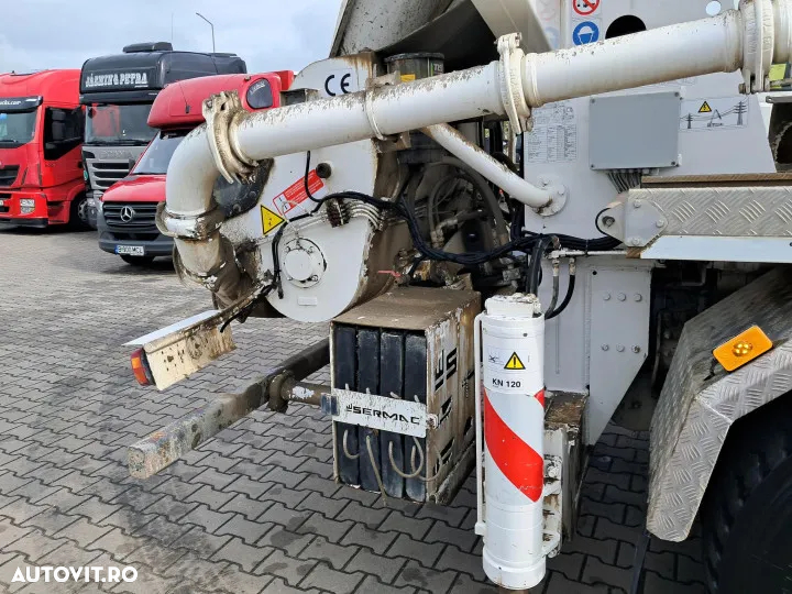 Volvo fmx 420 8x4 cu pompa turnare 4z28 si mixer beton sermac euro 6 automat - 6