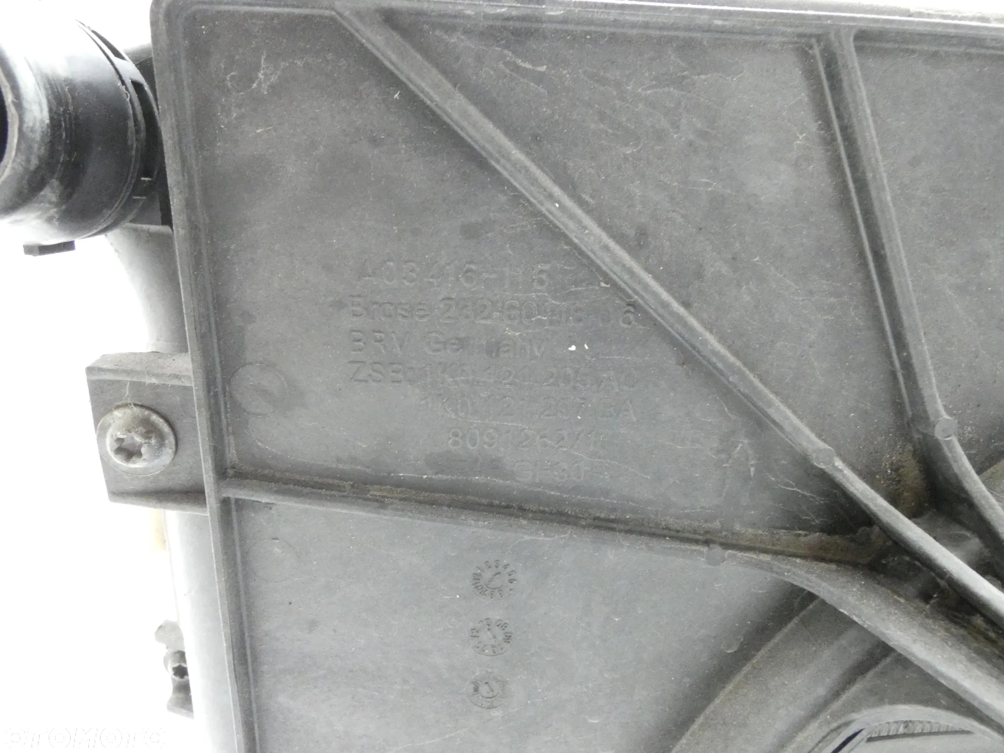 VW GOLF VI 6 KOMBI 1.6 TDI CAY CHŁODNICE KOMPLET WODY KLIMATYZACJI INTERCOOLER WENTYLATOR 1K0121251AB 1K0959455FB GORLICE - 11