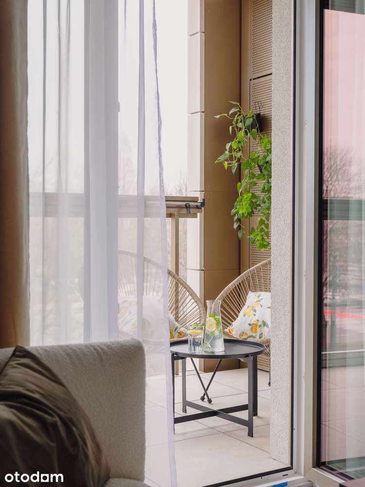 Designerskie 2 pokoje | balkon | klimatyzacja | Bulwary Praskie | ALK