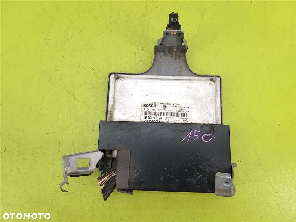 Komputer sterownik silnika Toyota Yaris I 1999-2005 1,4 D4D 0281011125 - 1