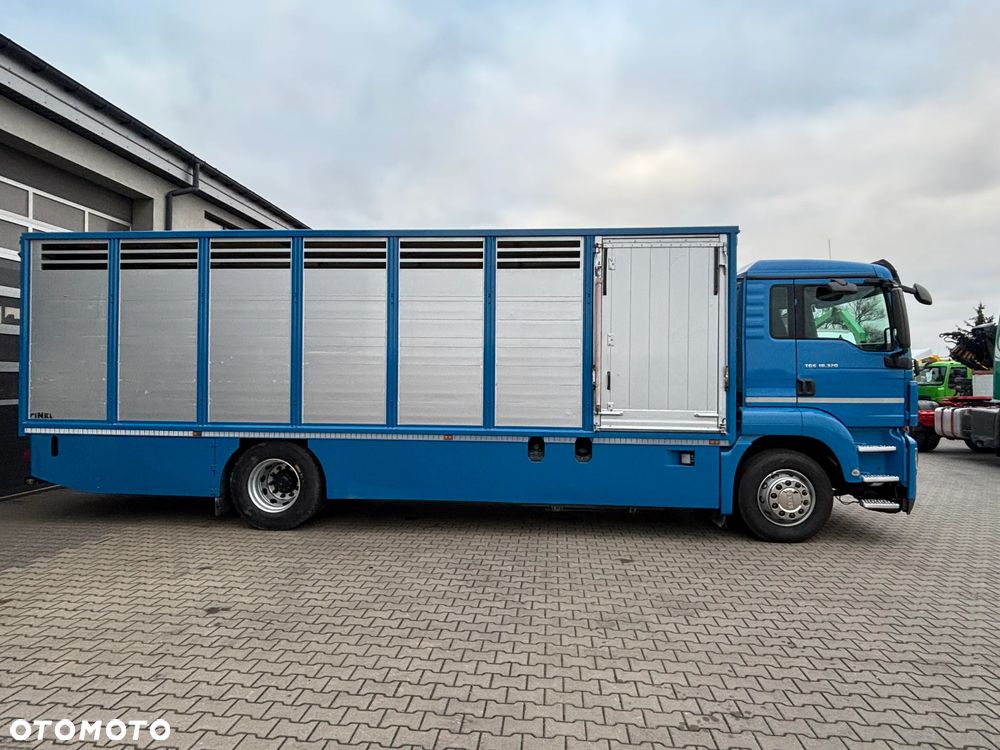 MAN TGS 18.320 2010 rok do przewozu zwierząt , do żywca, do bydła ,zabudowa FINKL z przegordami i wentylatorami , rampa hydrauliczna , z Niemiec - 6