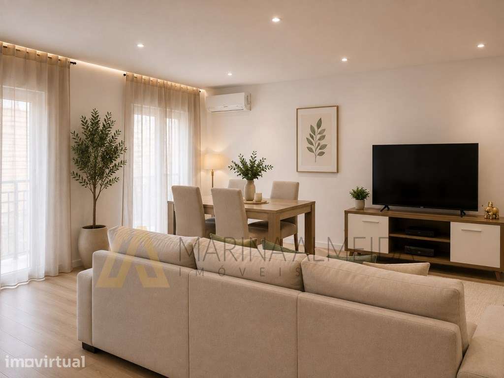 Apartamento T3 ( 4 assoalhadas), Semi- Novo com 2 varandas e arrend... - Grande imagem: 2/20