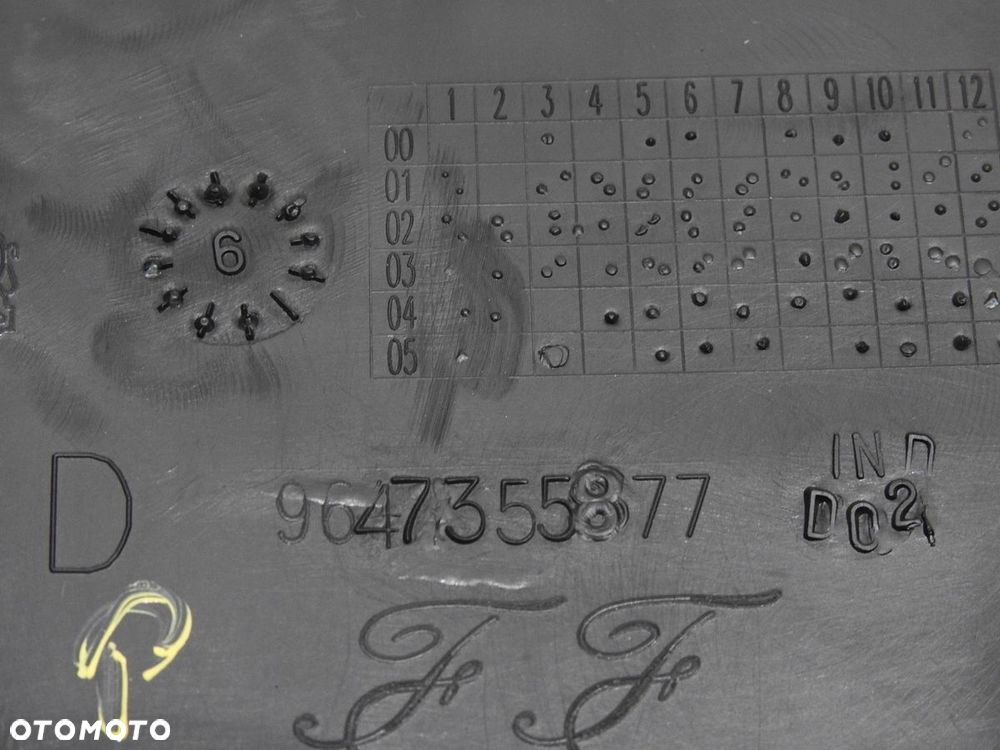 OSŁONA SŁUPKA PRAWA PEUGEOT 307 LIFT - 7