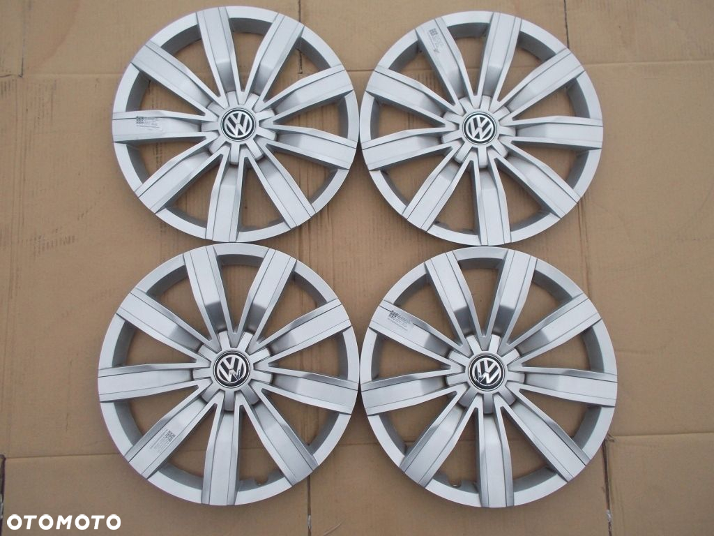 4x Kołpaki 17 VW Tiguan II Passat Golf Jetta Touran Caddy / oryginał - 3