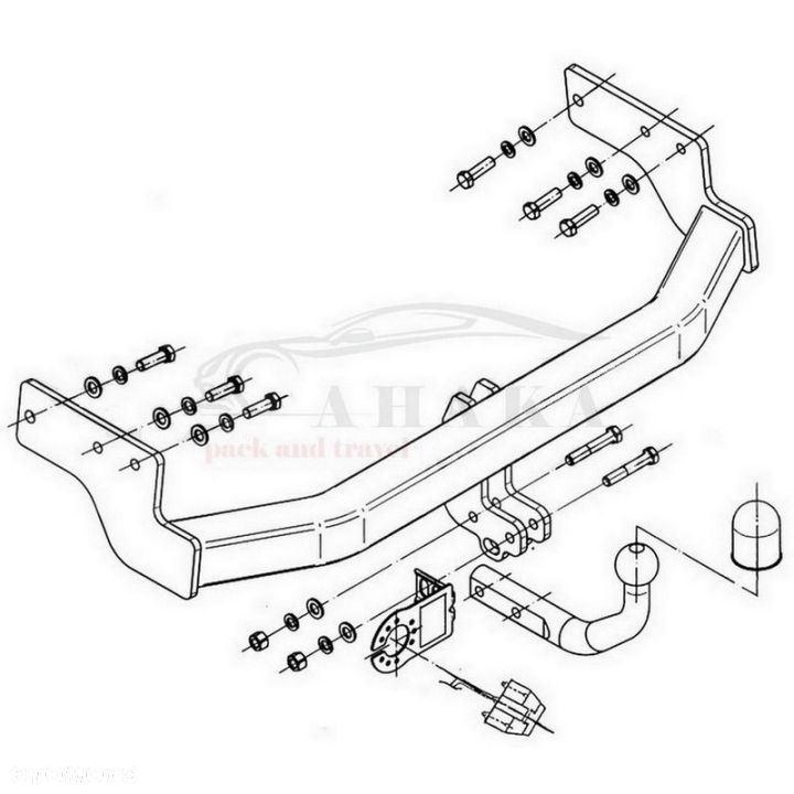 Hak Holowniczy Odkręcany Do Mazda Cx-9 2007-2012 - 3