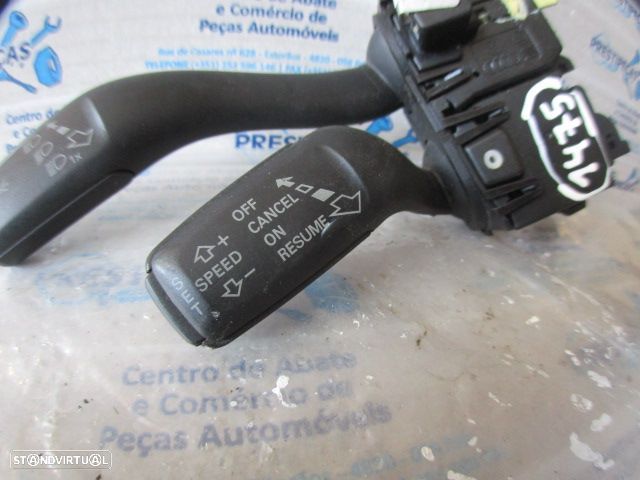 Comutador 8P0953513D AUDI A3 2009 2.0TDI 140CV 3P CINZA LUZES PISCAS CONTROLO DE VELOCIDADE - 3