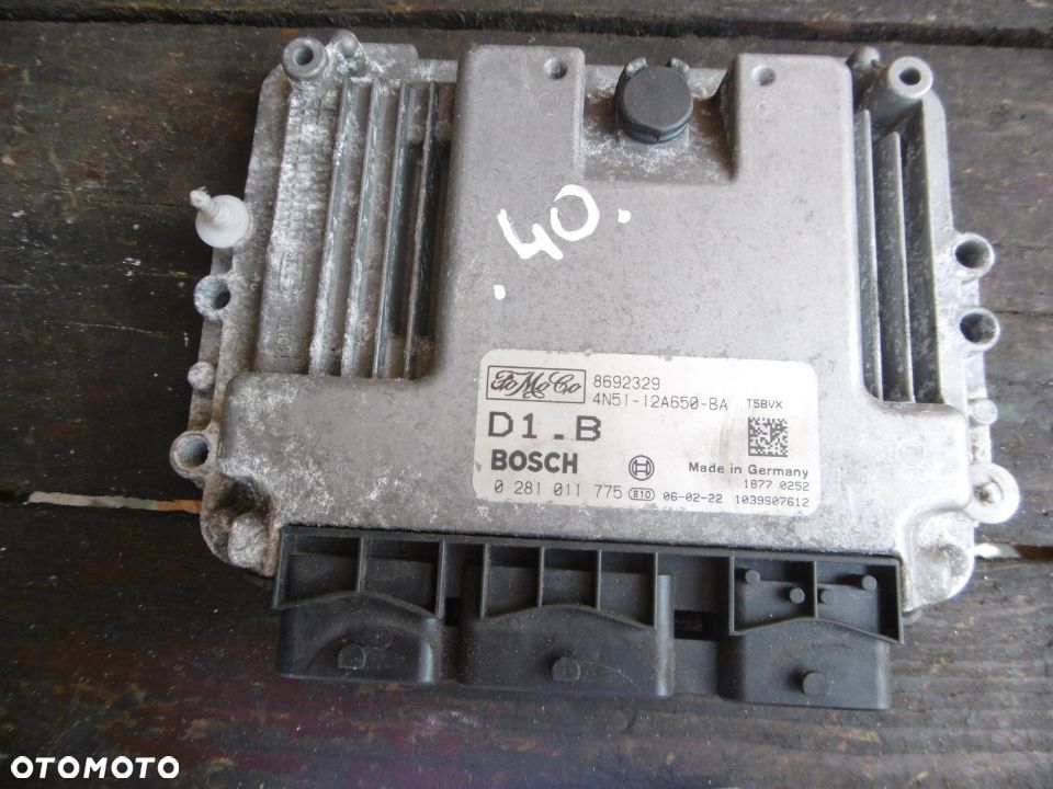 Komputer sterownik VOLVO FORD 0281011775 4N5112A650BA - 1