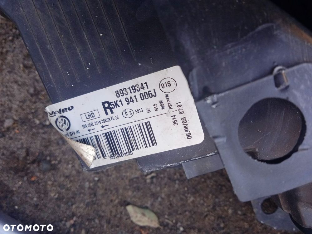 Przód maska zderzak błotnik lewy prawy lampy Volkswagen Golf VI HB w kolor LA7W srebrny - 10