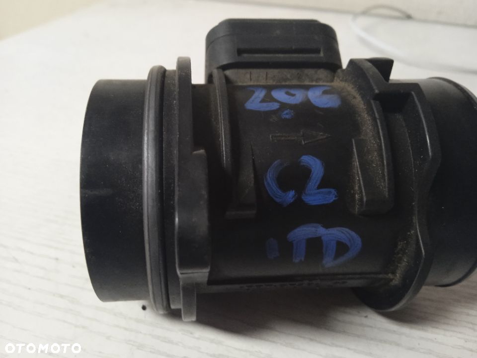 PRZEPŁYWOMIERZ POWIETRZA CITROEN C1 C2 C3 NEMO PEUGEOT 1007 206 207 BIPPER 1.4 HDI 5WK97004 9647144080 - 3