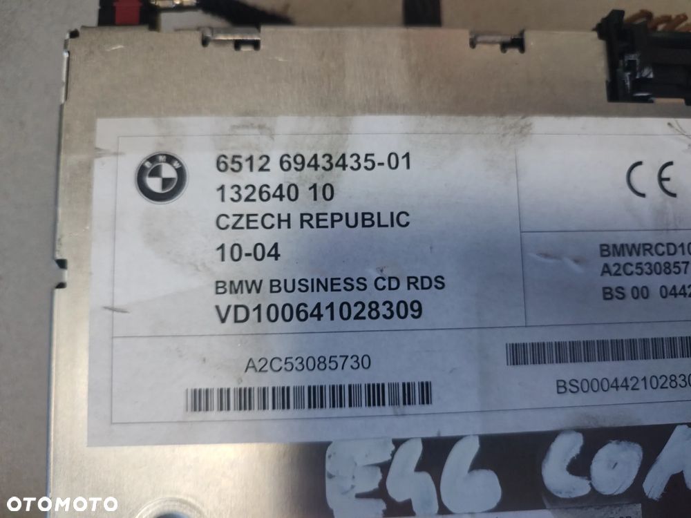 BMW 3 E46 CD RADIO 6943435-01 - 3