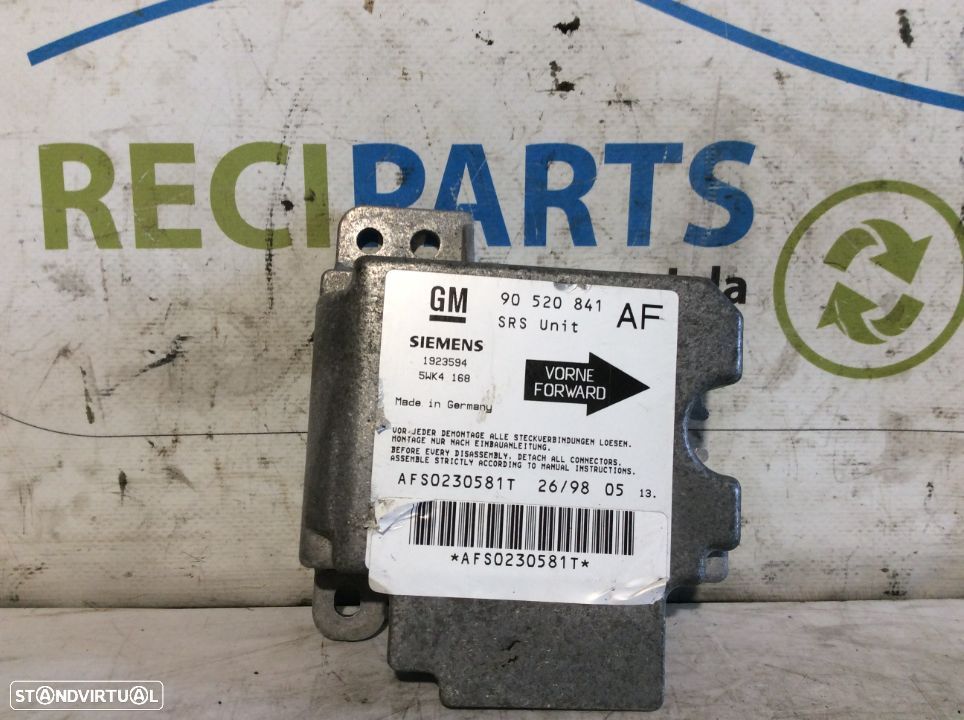 Centralina de airbag Opel Astra G - 1