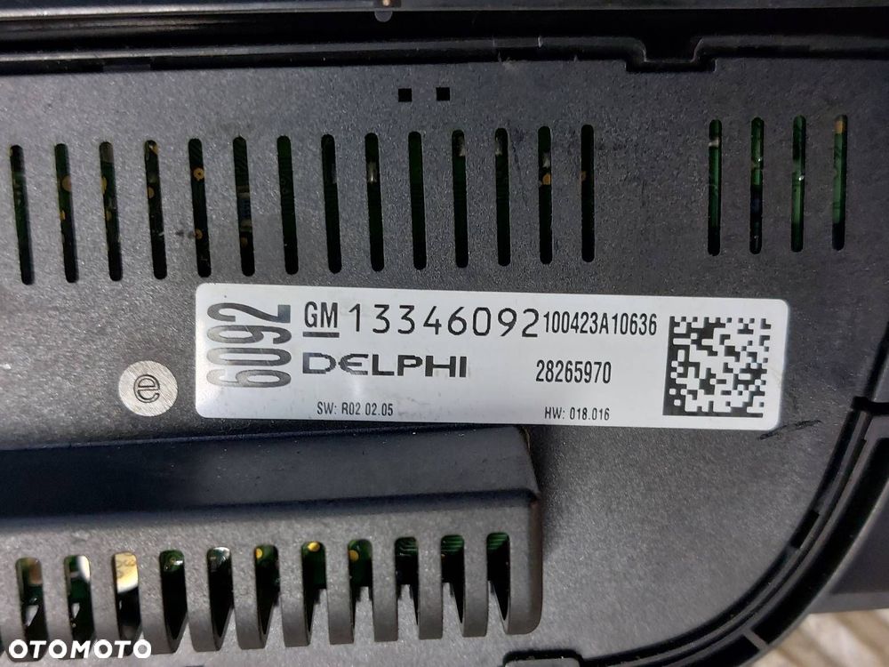 RADIO ODTWARZACZ + PANEL NAWIEWU RAMKA OPEL ASTRA J 13332702 13346049 - 7