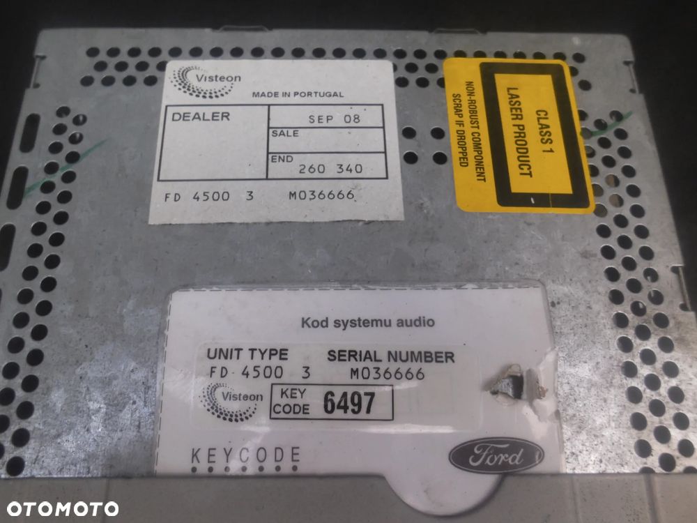 RADIO CD FORD FUSION 4S6118C815AA - 3
