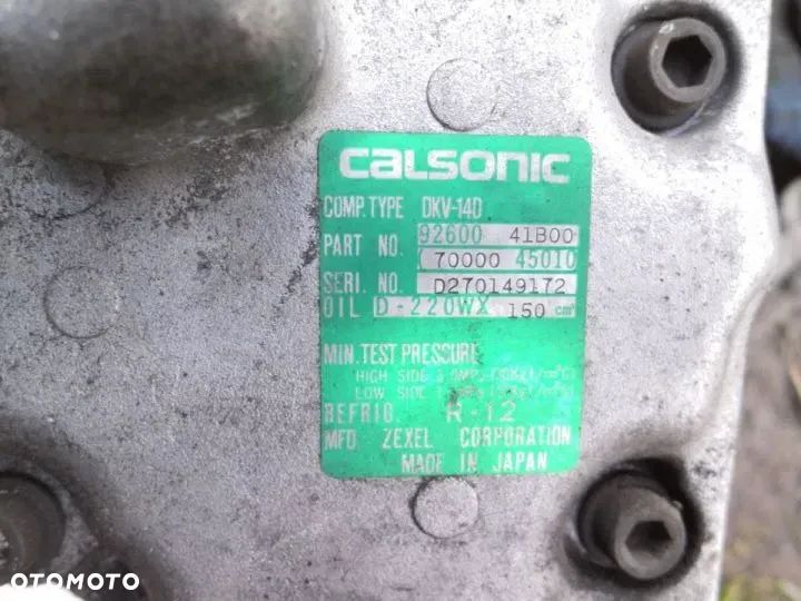 NISSAN MICRA K11 KOMPRESOR SPRĘŻARKA KLIMATYZACJI DKV-140 92600-41B01 - 2