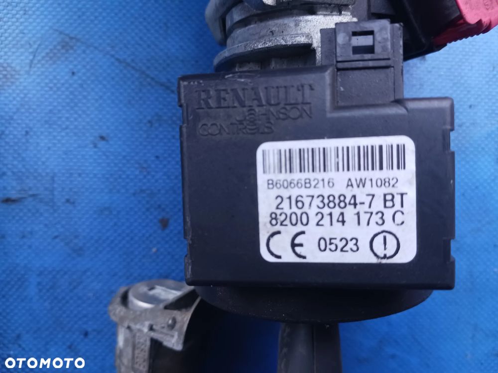 Zestaw Startowy do odpalenia Renault Clio III 1.5dci sterownik silnika 8200399038 8200652285 licznik stacyjka moduł BCM wkładka IMMO - 3