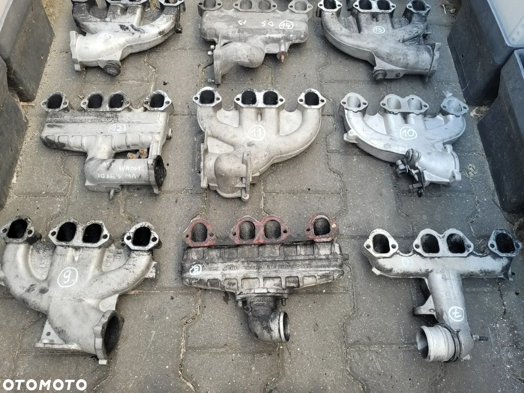 KOLEKTOR SSĄCY ALUMINIOWY VOLKSWAGEN DIESEL - 8