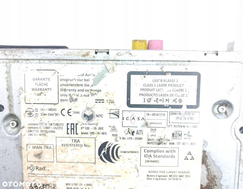 RADIO VW POLO PASSAT 3Q0035874A - 4