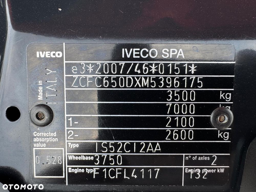 Iveco Daily 50C18 ‼️50-180 do 3,5t ‼️ FABRYCZNY Kiper 3 str Hak Wzmocnine resory Salon PL Nowe opony - 21