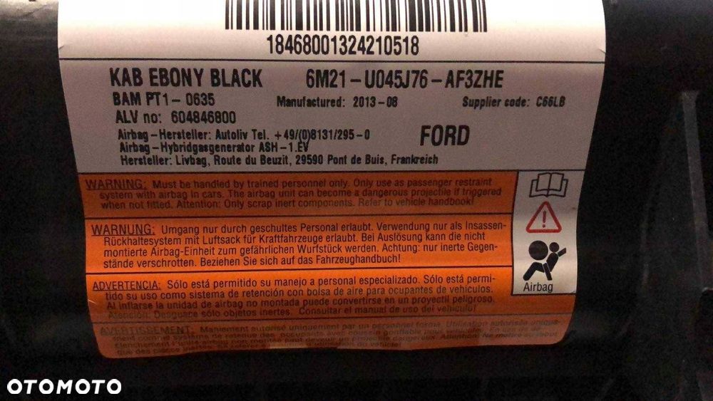 poduszka kolanowa ford s-max mk1 - 3