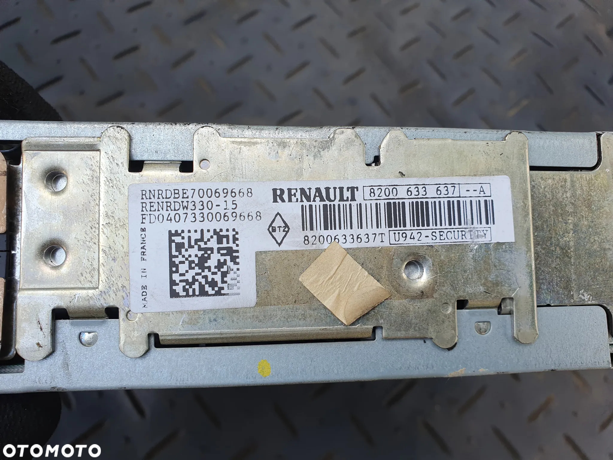 RENAULT CLIO III RADIOODTWARZACZ RADIO FABRYCZNE RENRDW330-15 8200633637A MEGANE SCENIC II KANGOO MODUS - 5