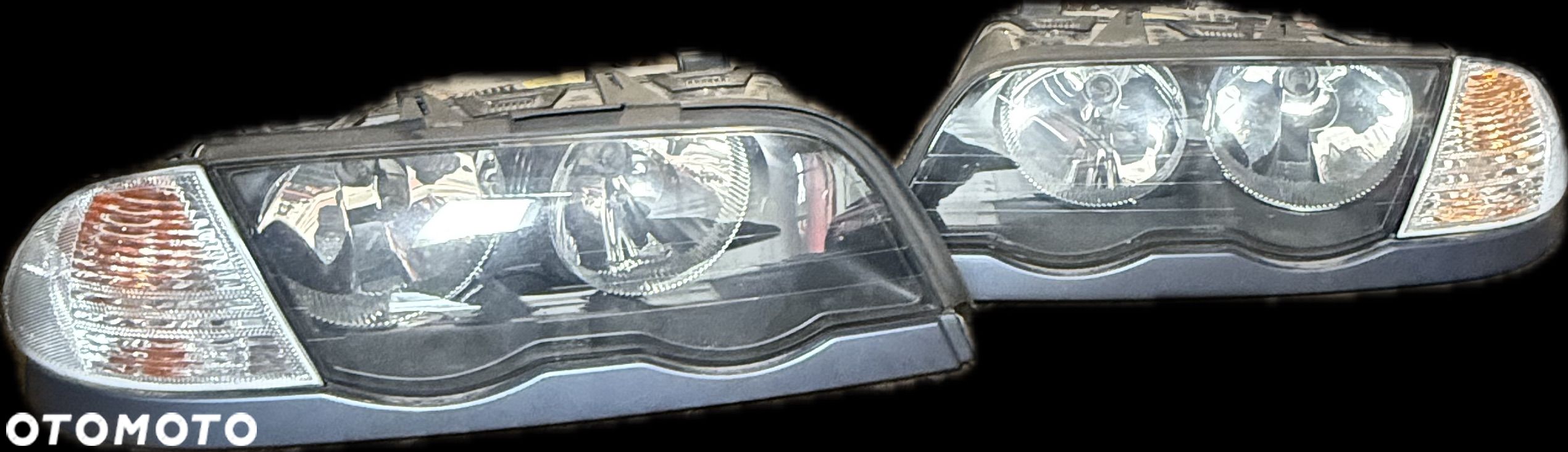 Reflektor Reflektory Lampa Lampy Przód LEWA PRAWA Przednie Kierunkowskaz BMW 3 E46 Sedan Touring Przedlift - 1