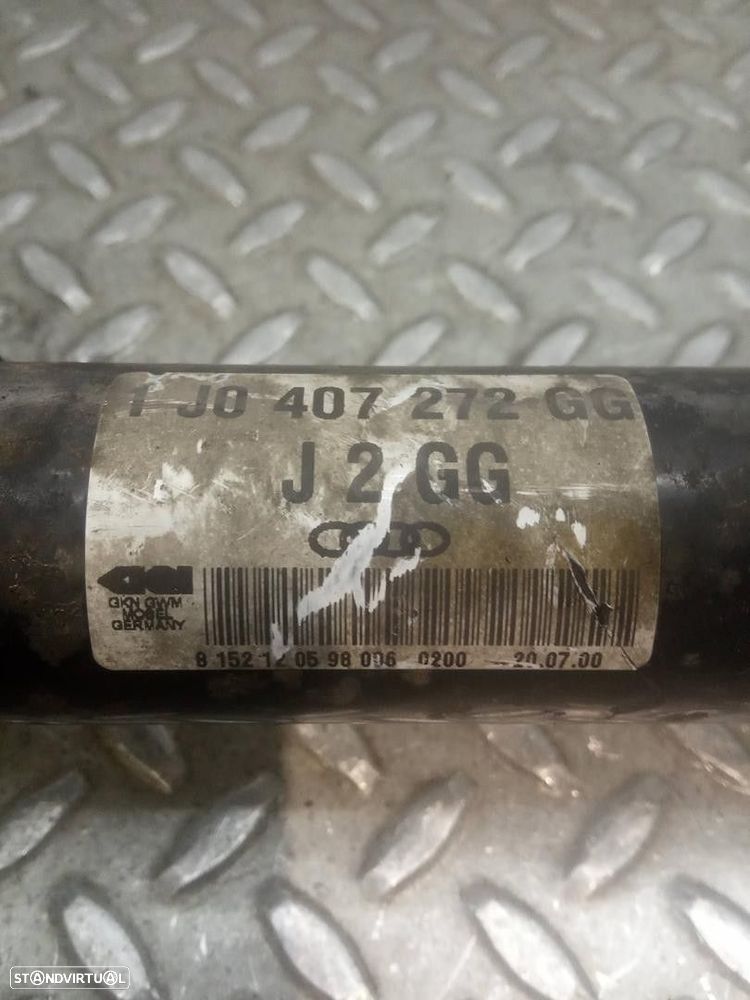 TRANSMISSÃO FRONTAL DIREITA VOLKSWAGEN GOLF IV 2000 -1J0407272GG - 3