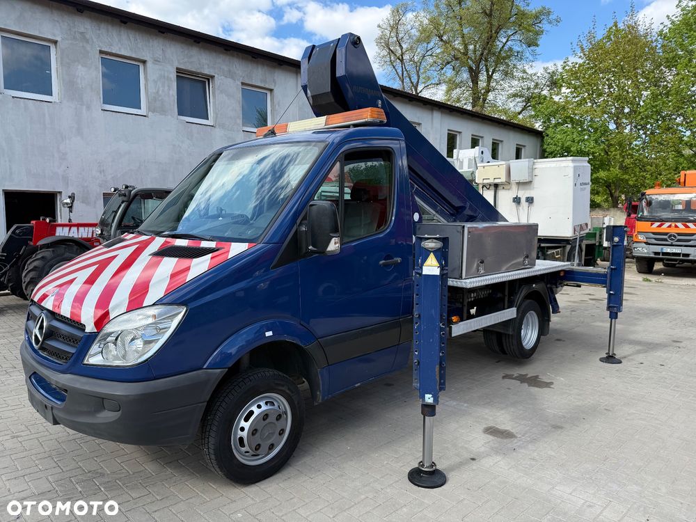 Mercedes-Benz Podnośnik Koszowy Zwyżka Izolowany Kosz Ruthmann TB180 18 metrów  14 w Bok Udt jak Wumag Multitel Gsr Cena Brutto !!! - 2