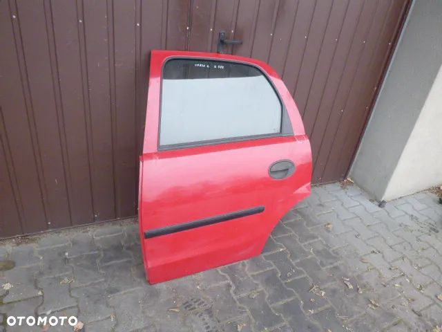 DRZWI LEWY TYŁ LEWE TYLNE KOMPLETNE OPEL CORSA C Z573 - 5