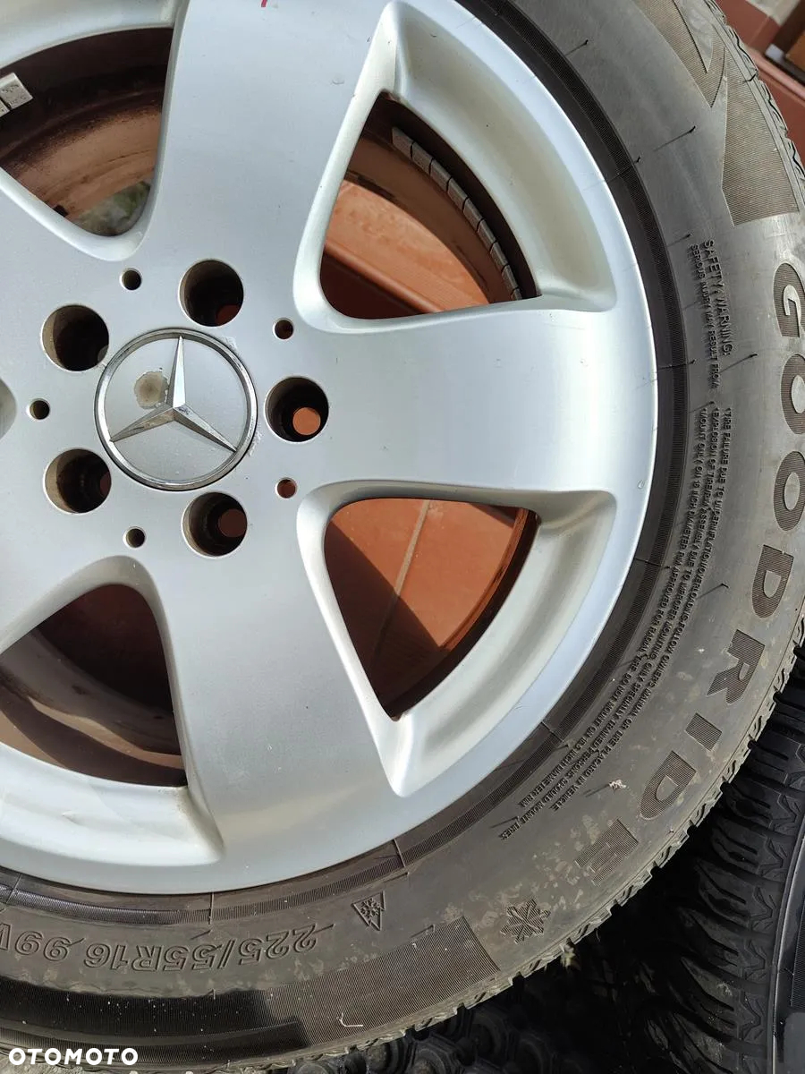 MERCEDES W211 VITO FELGI Aluminiowe Koła 16 5X112 +opony zimowe z 2023 roku - 25