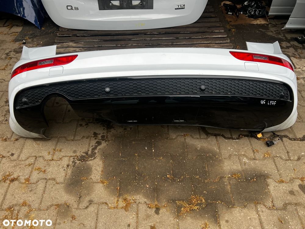 AUDI Q5 8R LIFT S LINE ZDERZAK TYŁ LY7F 4 PDC ** - 5