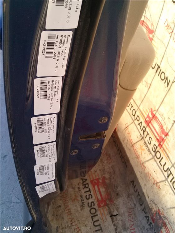 broasca usa stanga fata hyundai tucson 2.0 d an fabr. 2008 - 1
