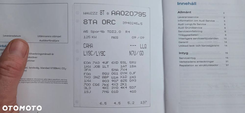 Audi A5 Sportback 2.0 TDI DPF - 9