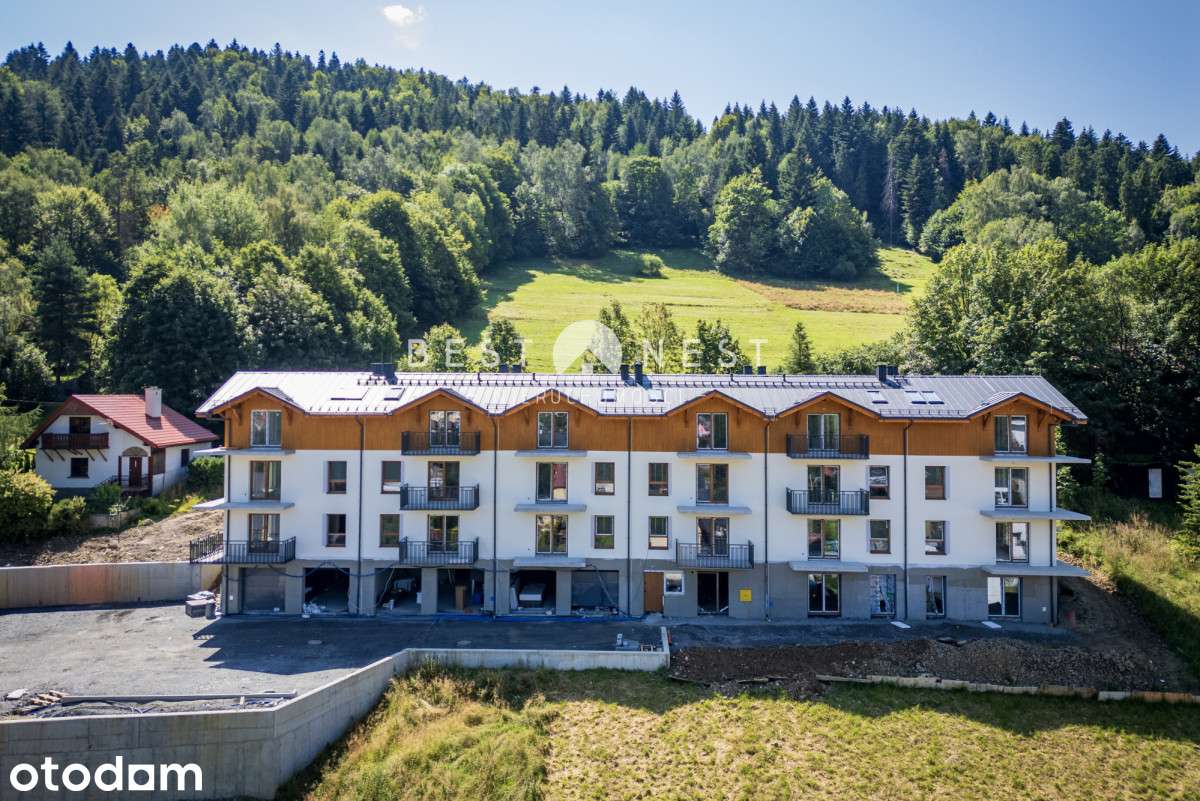 Apartament z widokowym balkonem i garażem
